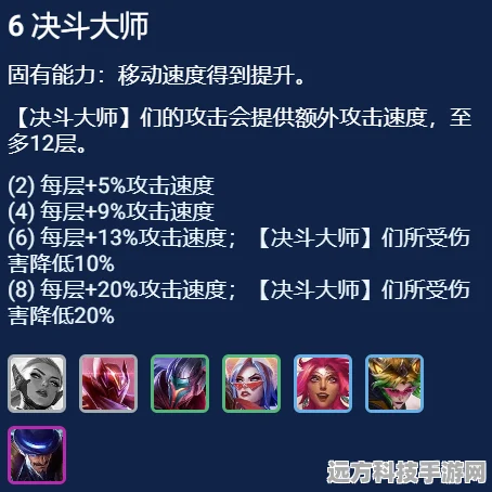云顶之弈八决斗大师阵容全解析