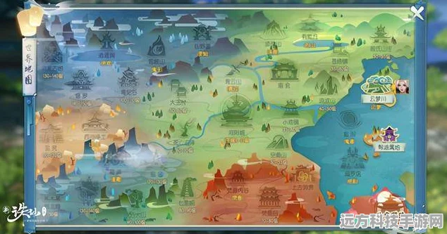 诛仙手游世界地图，探索奇幻仙侠世界的每一个角落