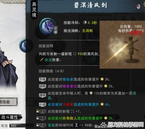 鬼谷八荒天翎剑意，输出爆表，为何不加攻击属性？