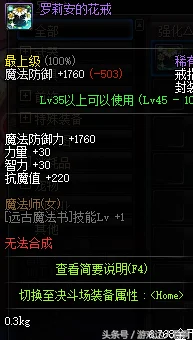 DNF里，罗莉安的花戒与开罐之王制作全攻略