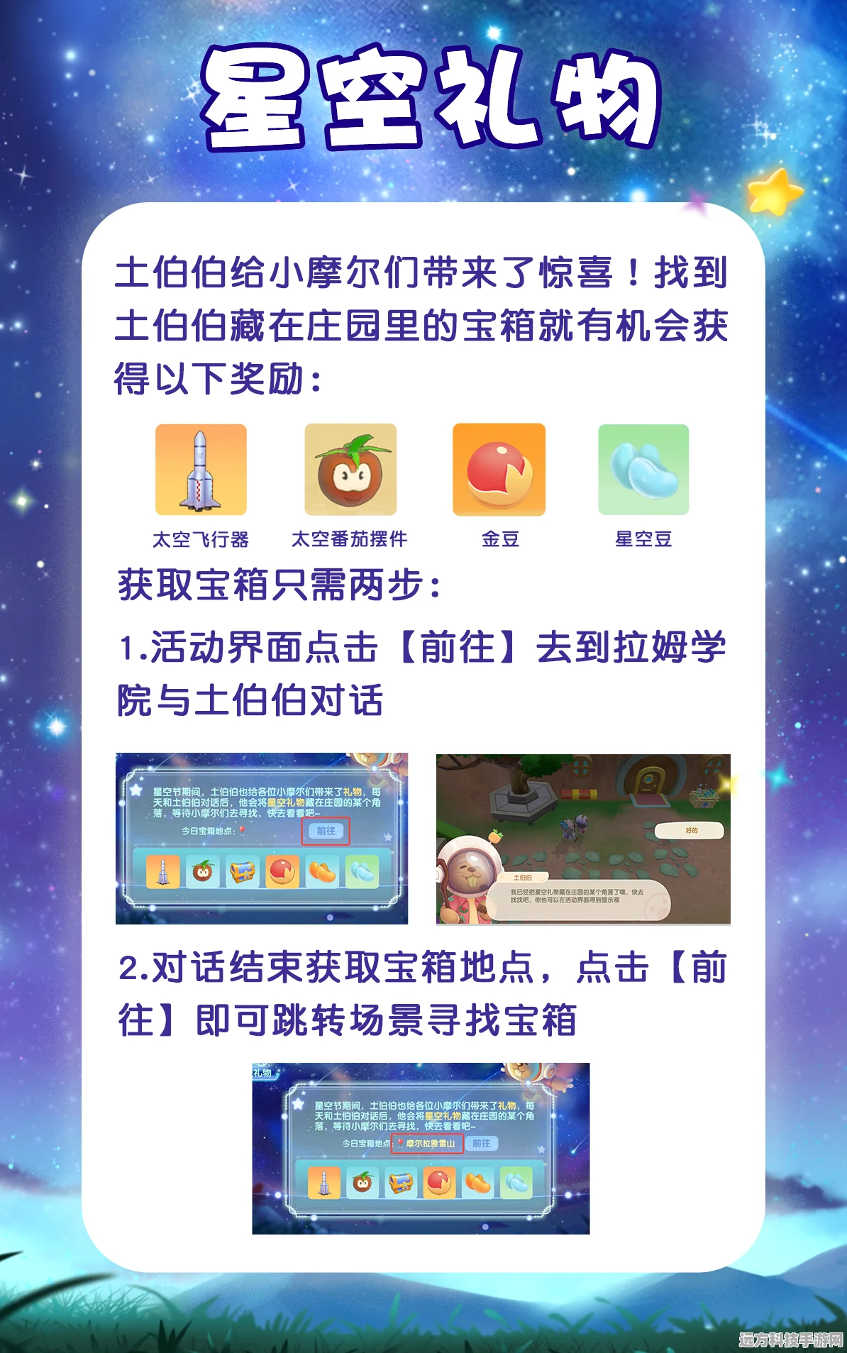 摩尔庄园星空豆获取全攻略，璀璨星空节的神秘宝藏