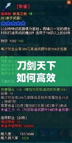 诛天剑侠新手启航全攻略，开荒秘籍与资源管理艺术
