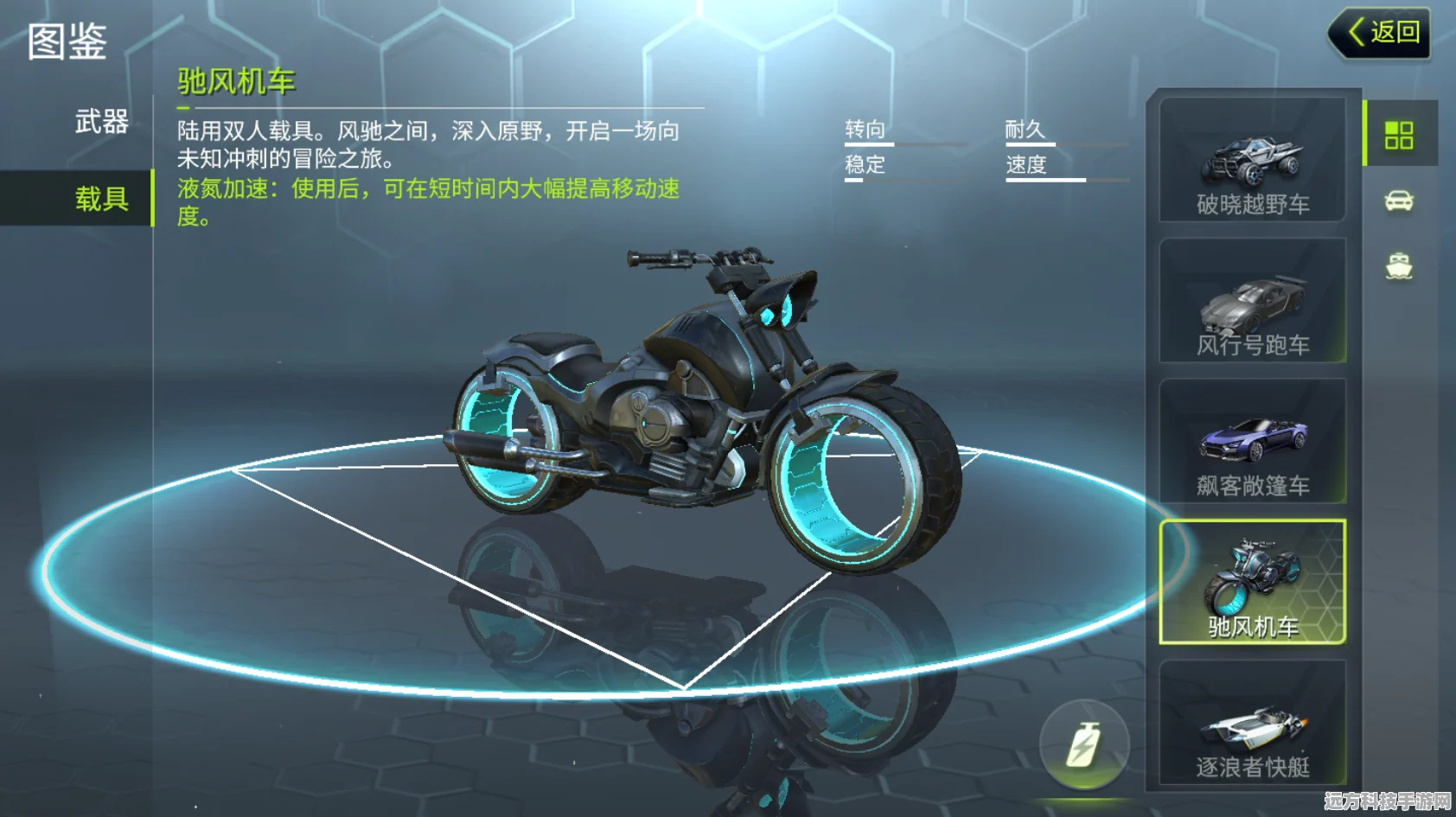 量子特攻驰风机车全攻略，性能卓越，技巧揭秘，属性详解