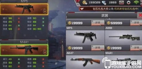 CF手游AK12-SS，武器属性对比与实战解析