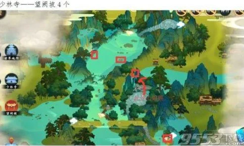 剑网3指尖江湖，少林寺宝箱全攻略，揭秘宝箱位置