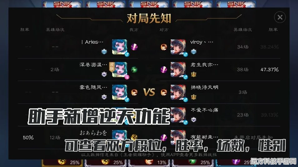 王者荣耀新纪元，解锁对局先知，智取胜利先机秘籍！