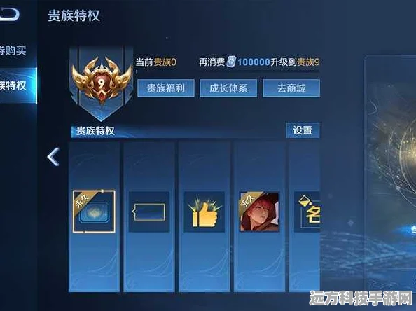 王者荣耀贵族10，解锁尊享特权，畅享游戏乐趣