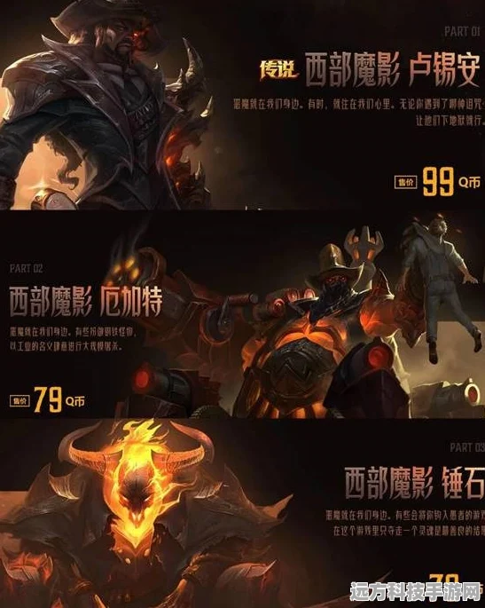 LOL西部魔影系列新皮肤，图奇送葬人价格与特效全解析