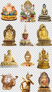 探秘最强蜗牛鎏金弥陀佛像，佛光普照下的神秘力量