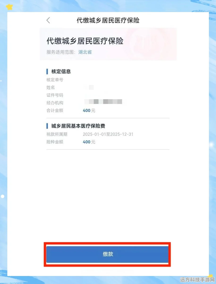 鄂汇办代缴家人合作医疗，轻松玩转指尖操作