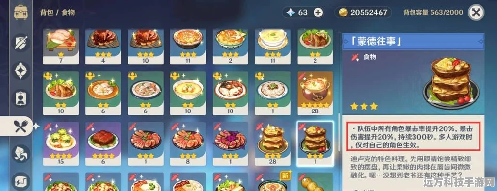 原神攻击力加成美食揭秘，祝圣交响乐登顶