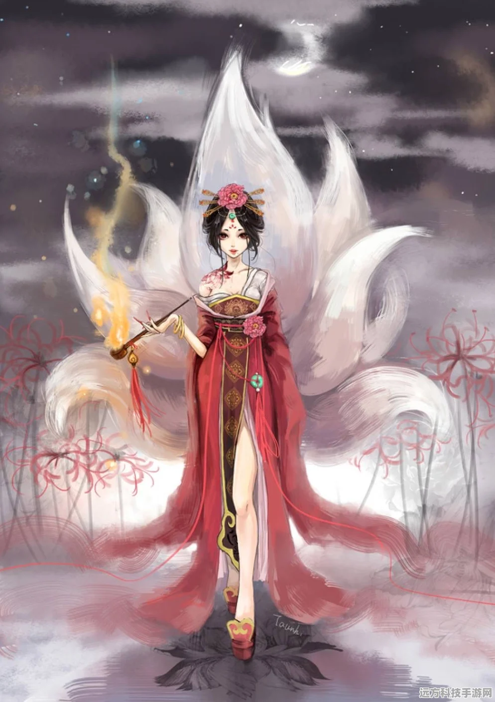 FGO九尾妖狐传奇，玉藻前的深度背景与技能剖析