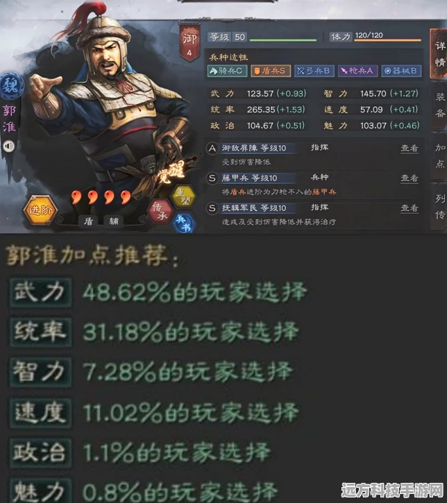 三国志战略版，小魏盾郭淮战法搭配全攻略