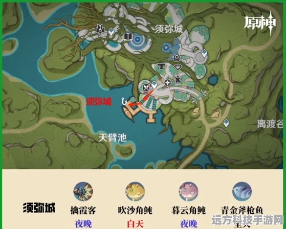 原神须弥钓鱼点全揭秘，详细位置与攻略指南
