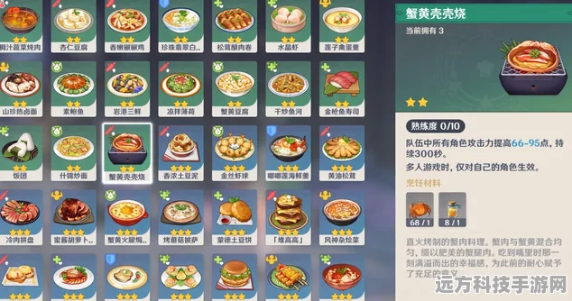 原神武士饭成就解锁秘籍，全能美食队的终极挑战