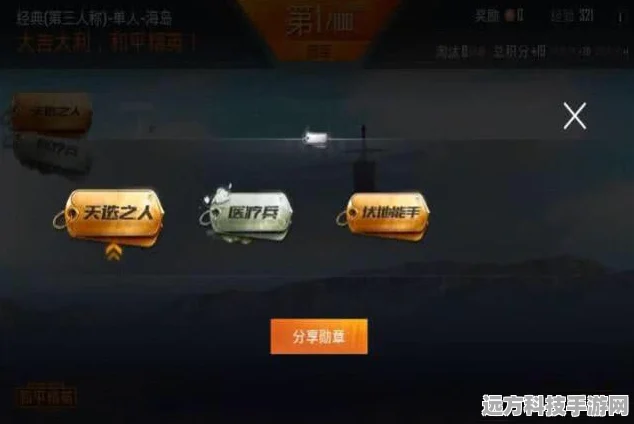 和平精英，揭秘天选之人勋章的极致挑战