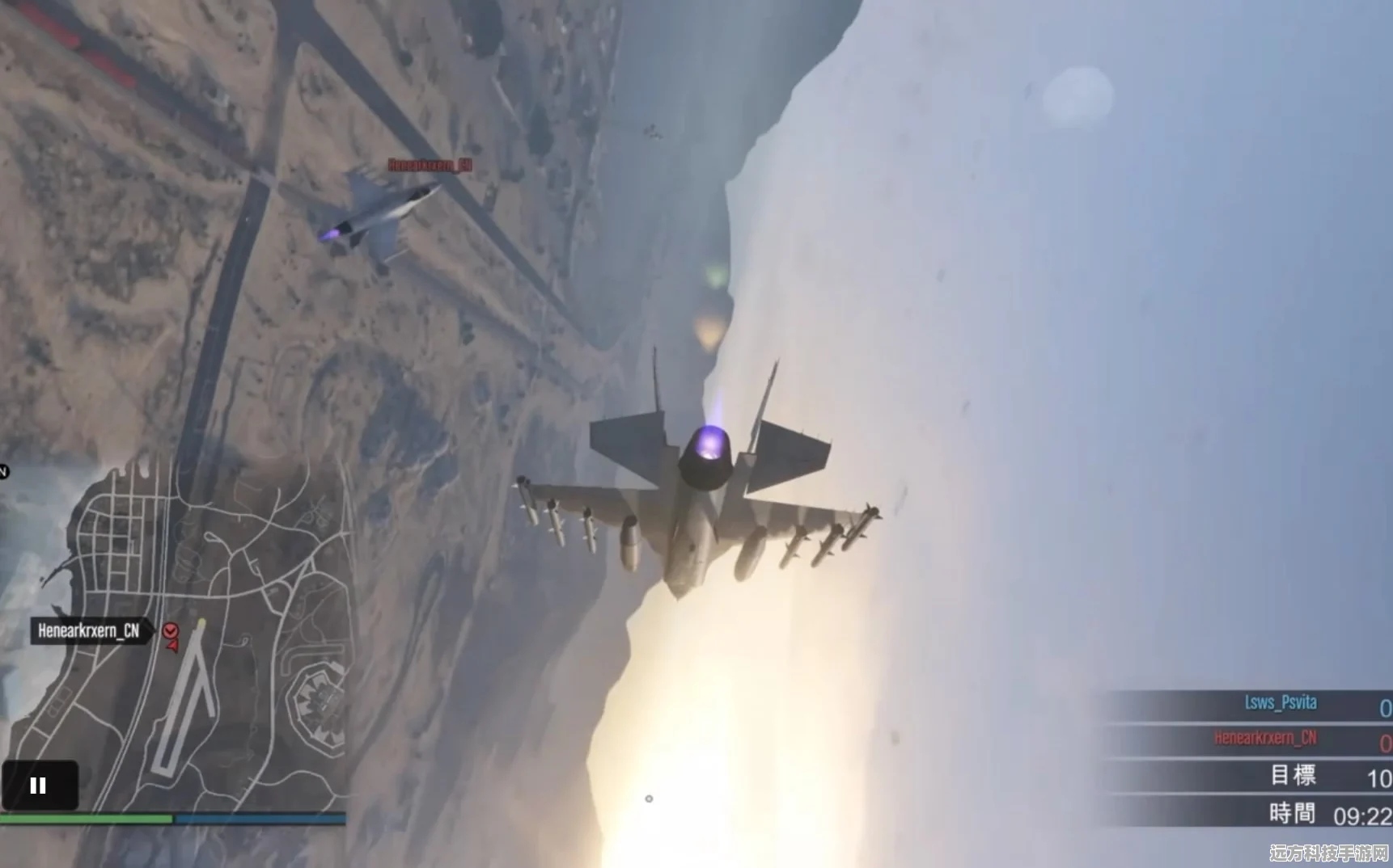 GTA5天空之战，解锁秃鹫导弹，称霸洛圣都天际线