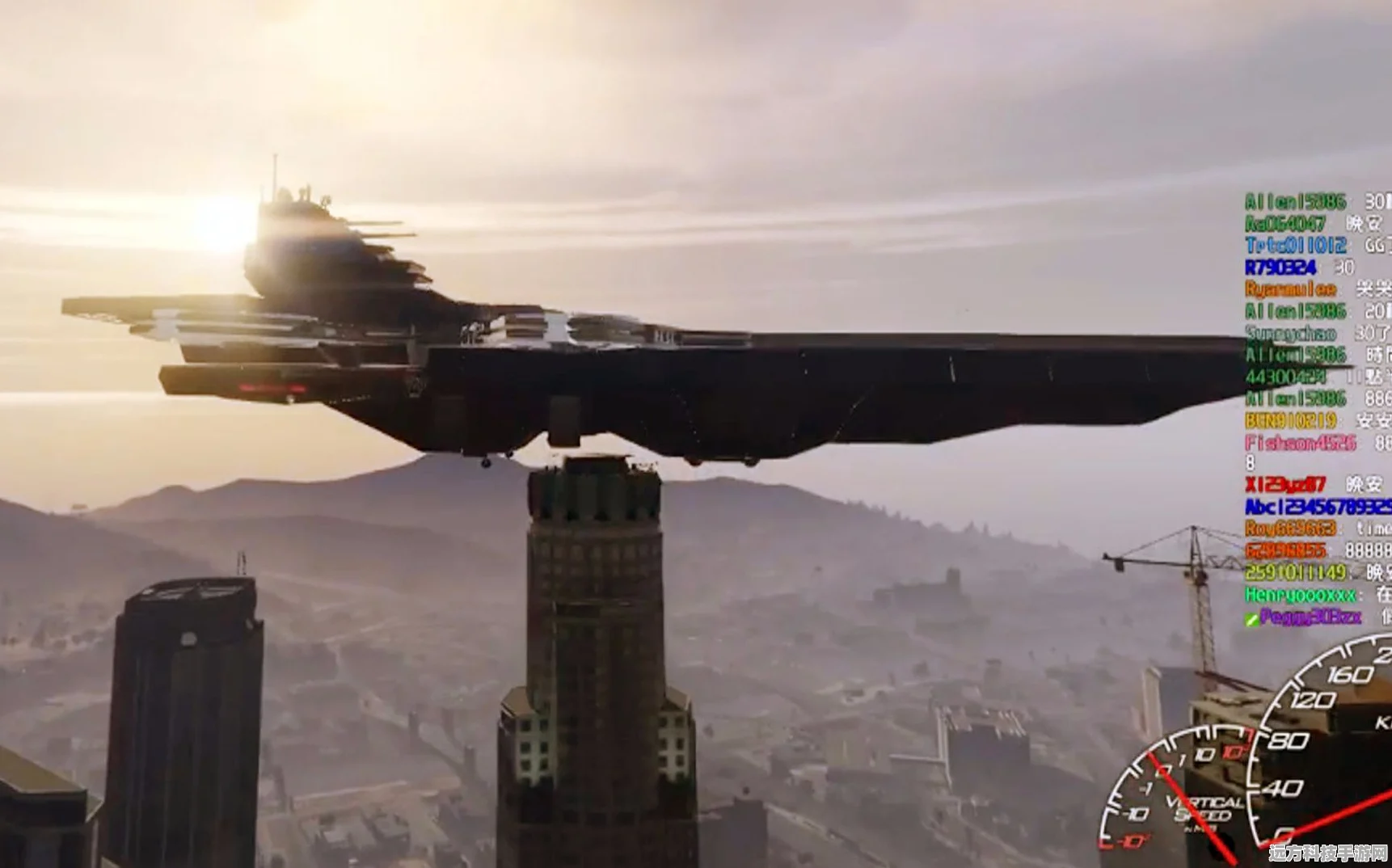GTA5天空之战，解锁秃鹫导弹，称霸洛圣都天际线