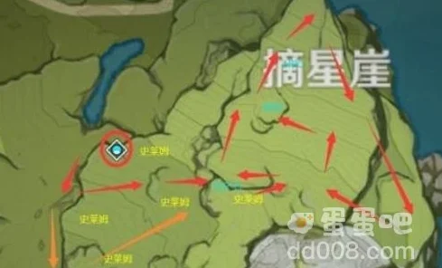 原神探秘之旅，解锁摘星崖塞，揭秘西莉亚花的隐秘分布