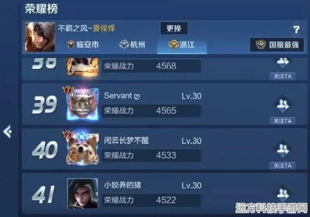 王者荣耀战力版图揭秘，跨省挑战，领略他乡高手风采