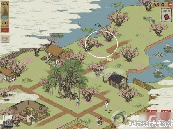 江南百景图桃花坞探险，宝箱钥匙与宝箱位置全攻略