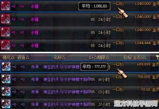 DNF大转移后物价巨变，无尽价格深度剖析